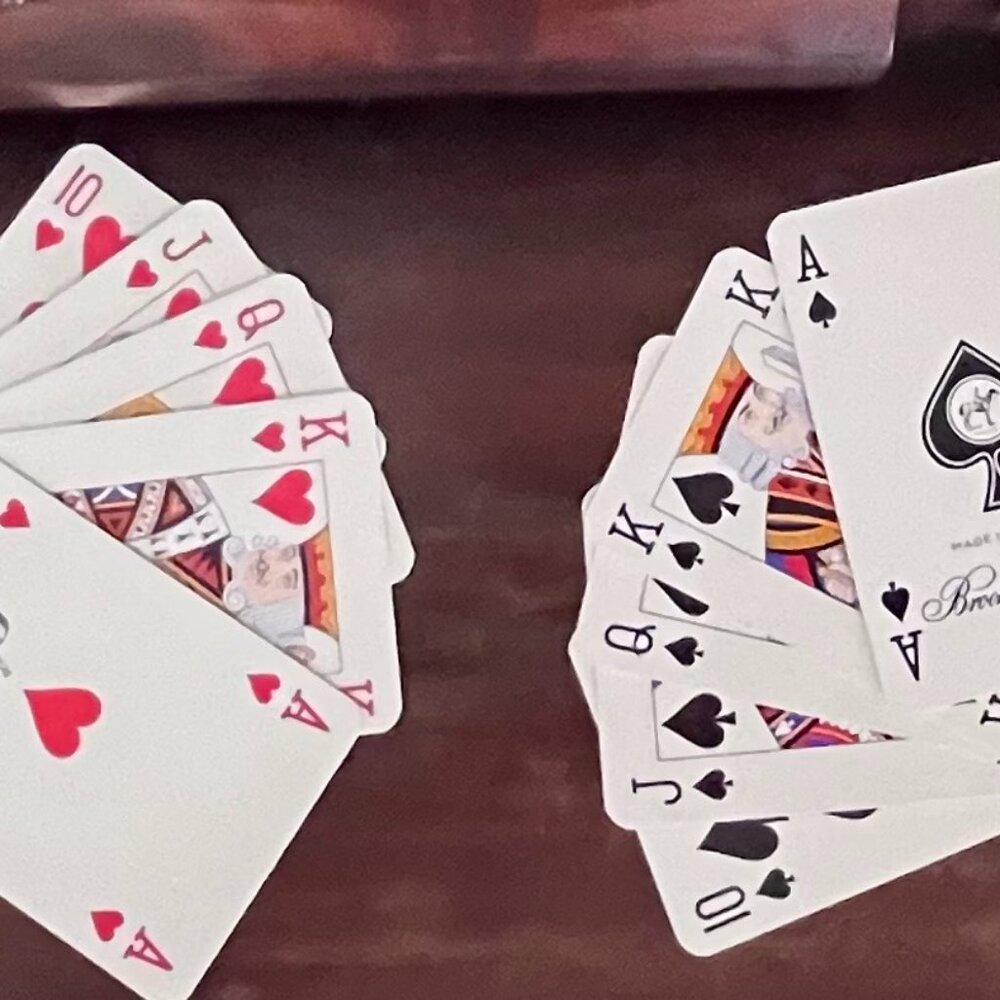 You win! Vintage Brooks Brothers playing cards in box